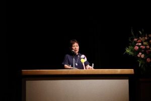 家の光記事活用体験発表コンクールに出場した佐藤典子さん