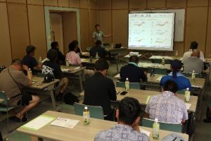 稲作高温対策講習会の様子